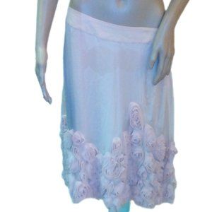 (TALBOTS) 100% Silk Pink Skirt